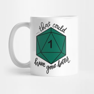 That Could Have Gone Better D20 Mug